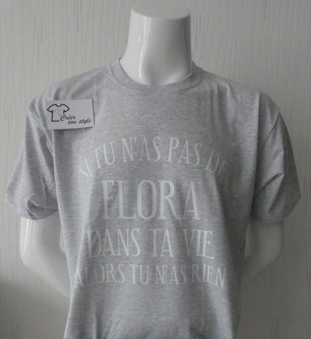 tee shirt homme "si tu n'as pas de ... dans ta vie alors tu n'as rien"