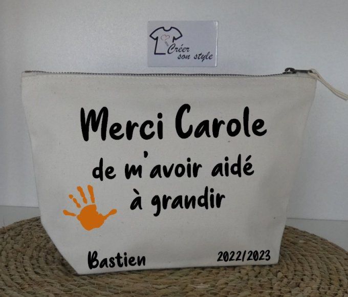 Pochette "merci de m'avoir aidé à grandir"