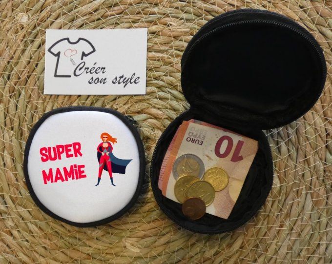 porte monnaie "super mamie"