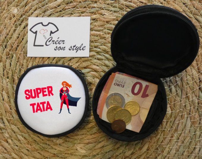 porte monnaie "super tata"