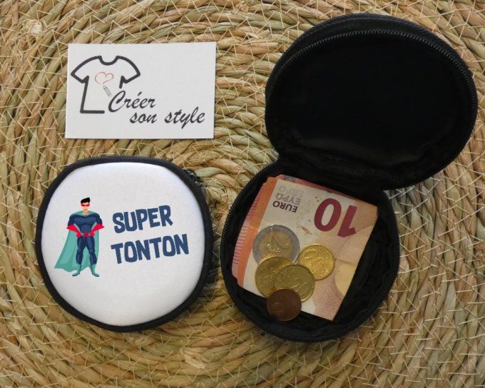 porte monnaie "super tonton"