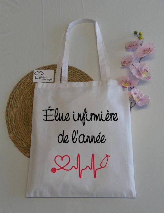 sac "élue infirmière de l'année"