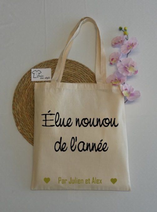 sac "élue nounou de l'année"