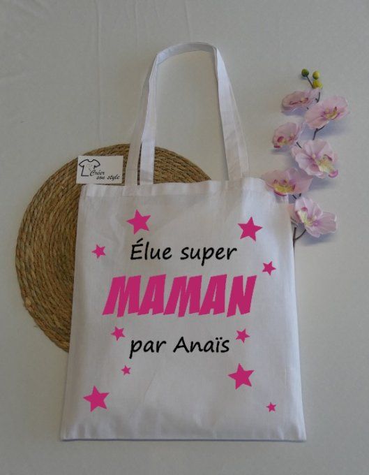 sac "élue super maman par..."