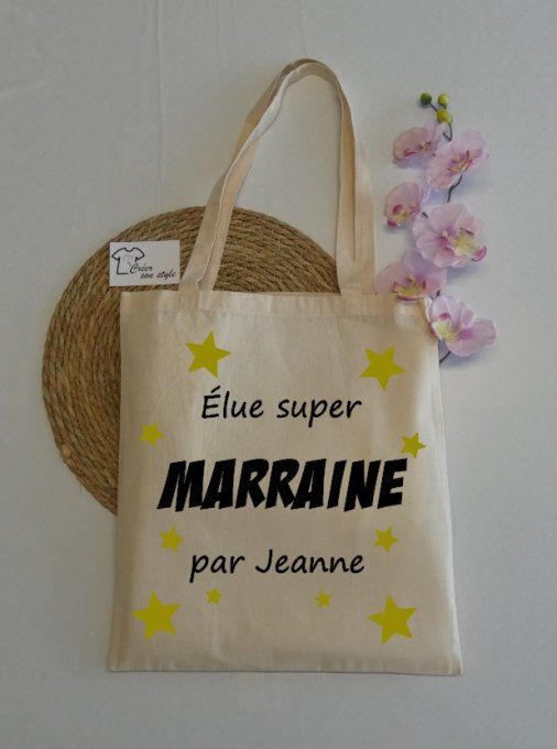 sac "élue super marraine par..."