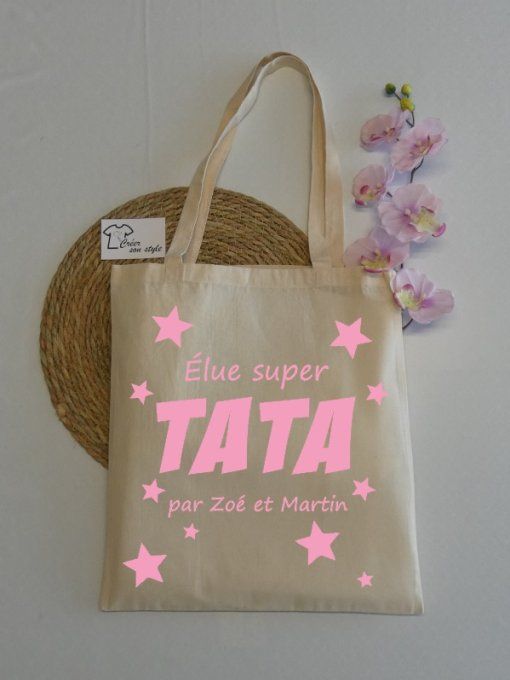 sac "élue super tata par..."