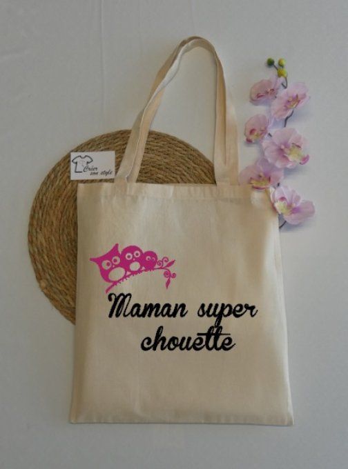 sac "Maman super chouette"