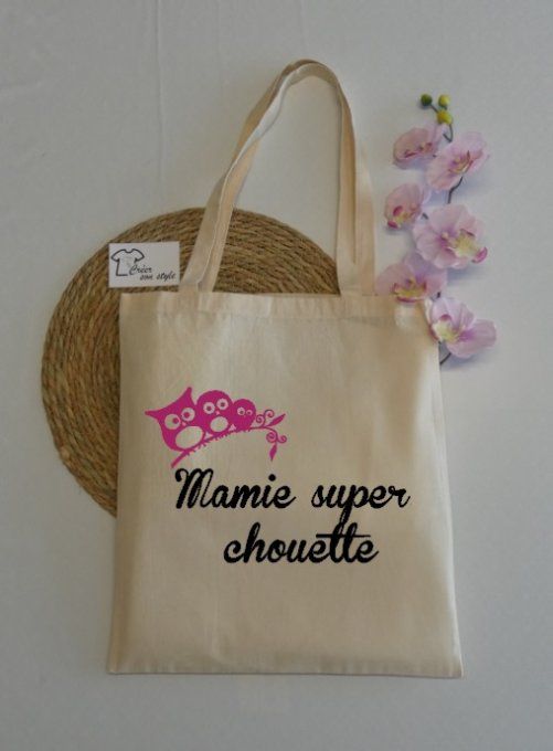 sac "Mamie super chouette"