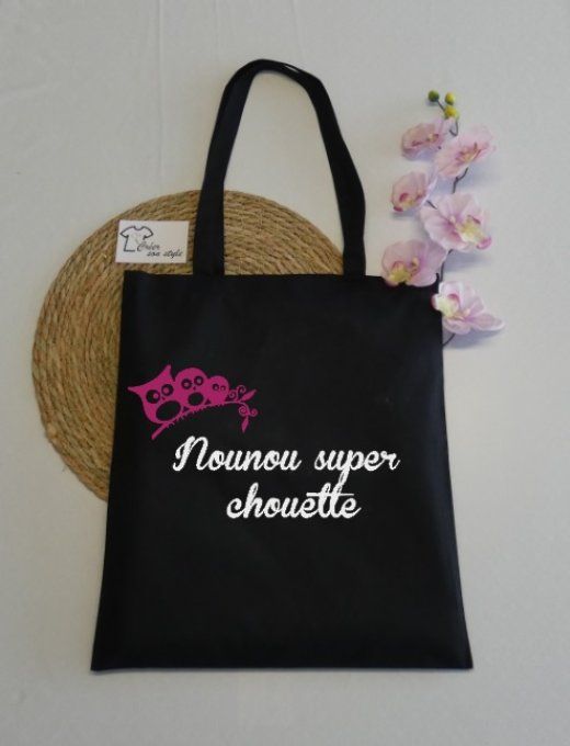 sac "nounou super chouette"