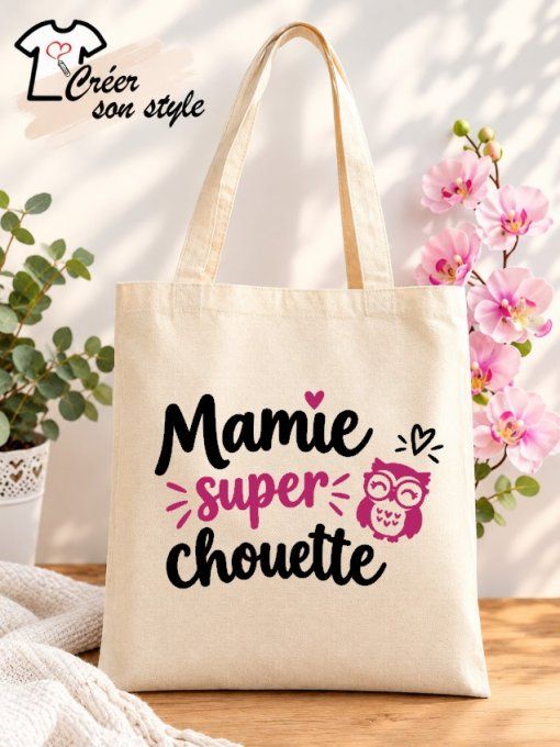 sac "Mamie super chouette"