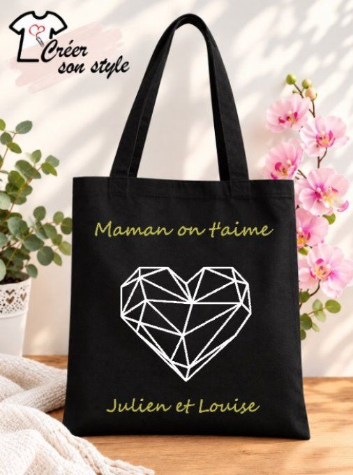 sac "Maman on t'aime"