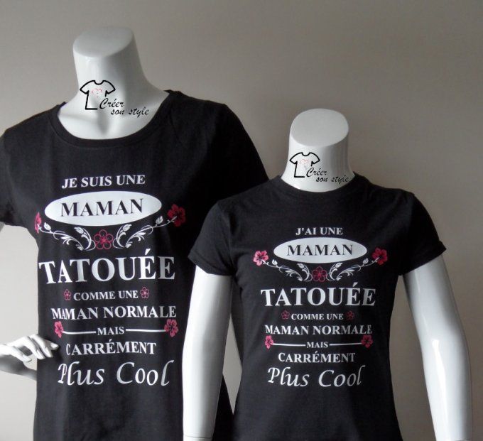 Duo "maman tatoué"