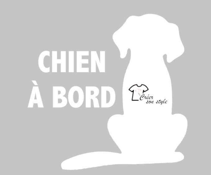 Stickers "chien à bord" 