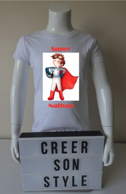 Tee shirt "super garçon"