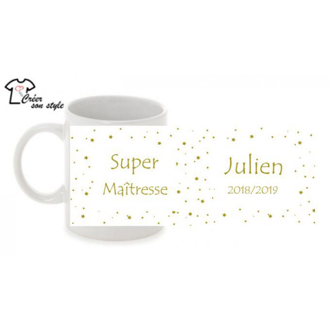 Mug "super maîtresse"