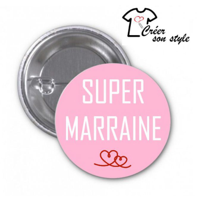 Badge "super marraine"