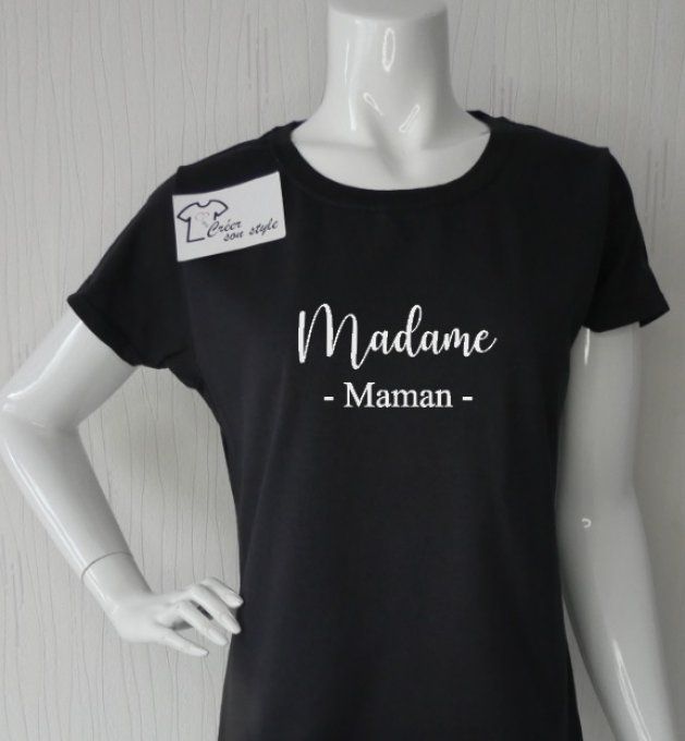 tee shirt femme "madame-maman"