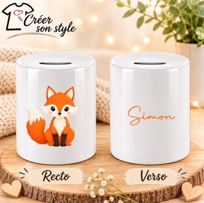 Tirelire "renard"