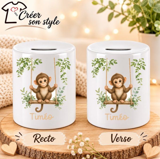 Tirelire "singe"
